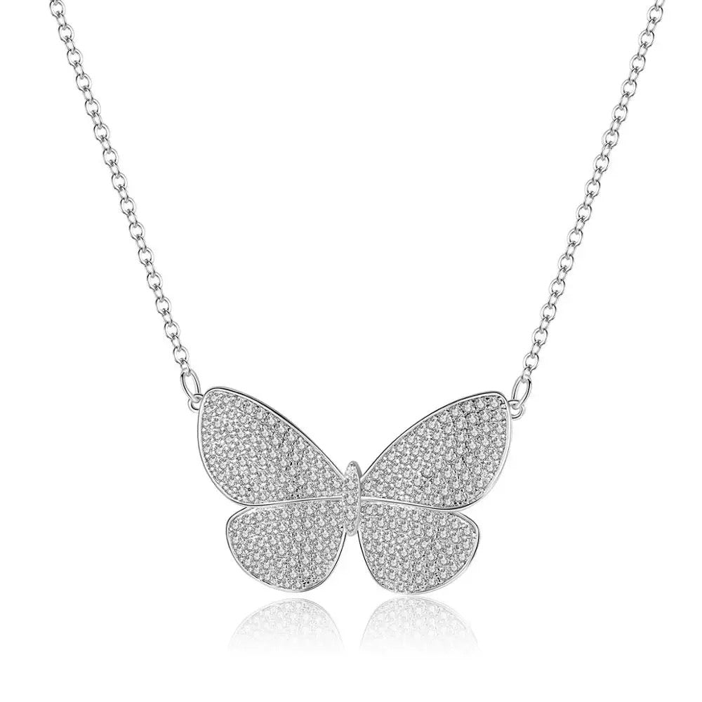 Jada Butterfly Pendant Necklace