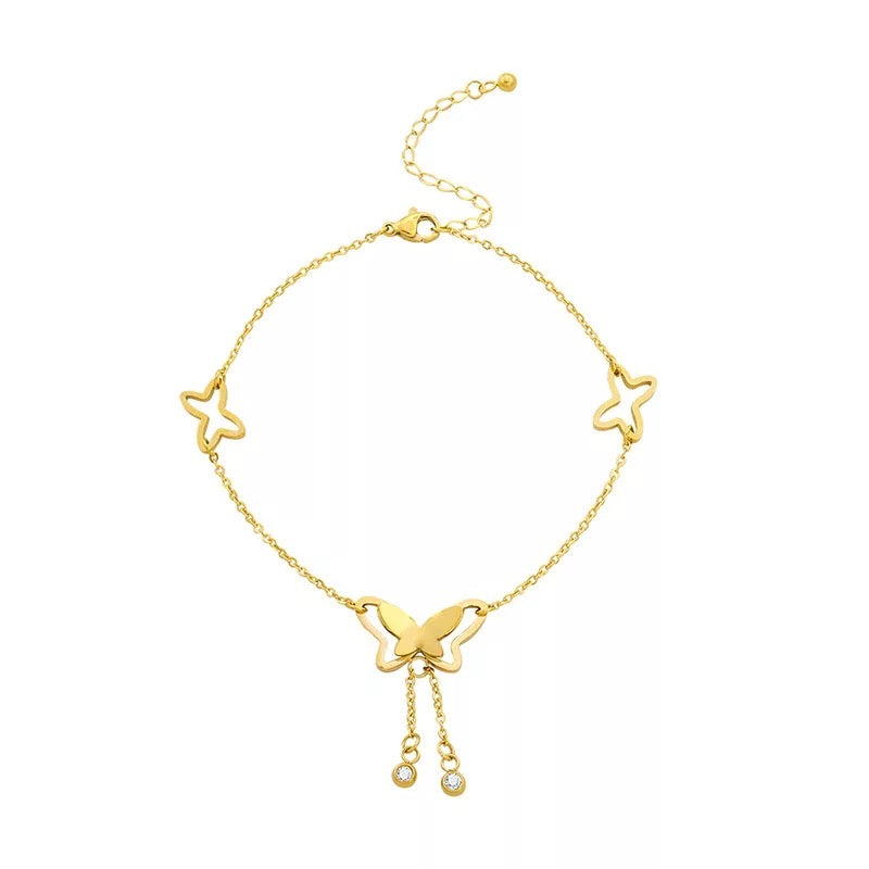 BUTTERFLY ANKLET