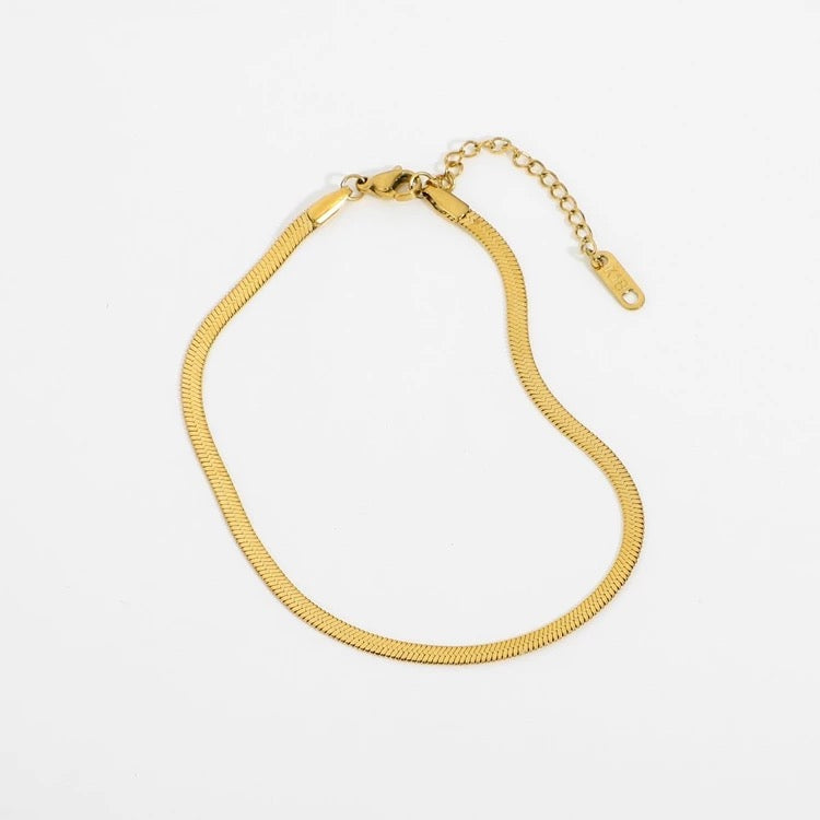 FLAT CHAIN ANKLET