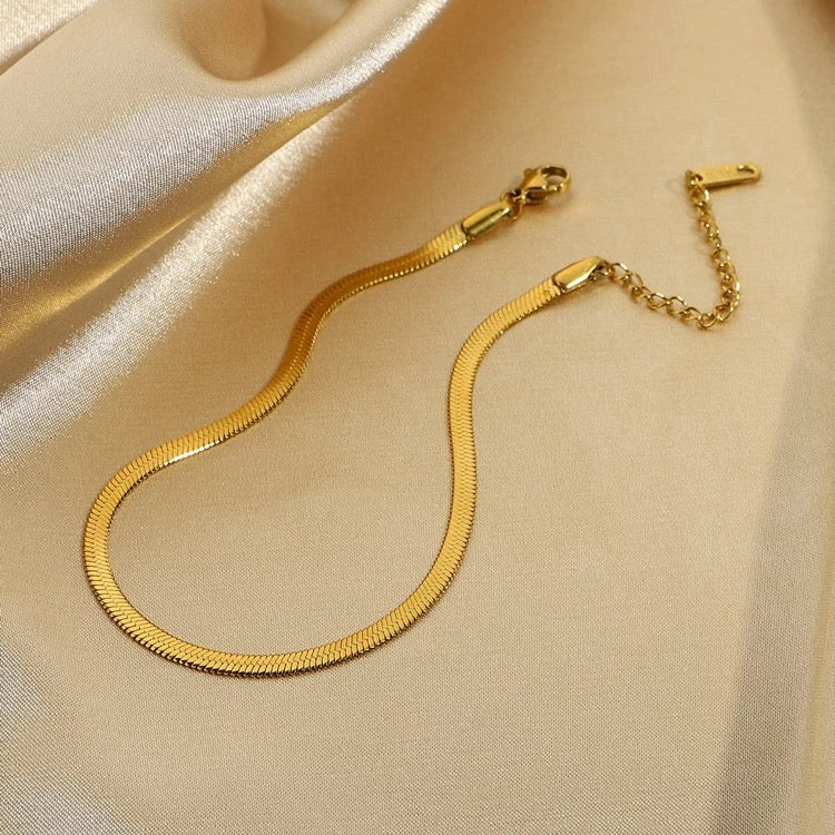 FLAT CHAIN ANKLET