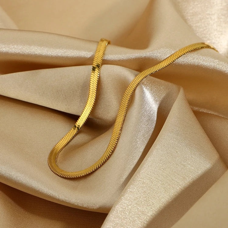 FLAT CHAIN ANKLET