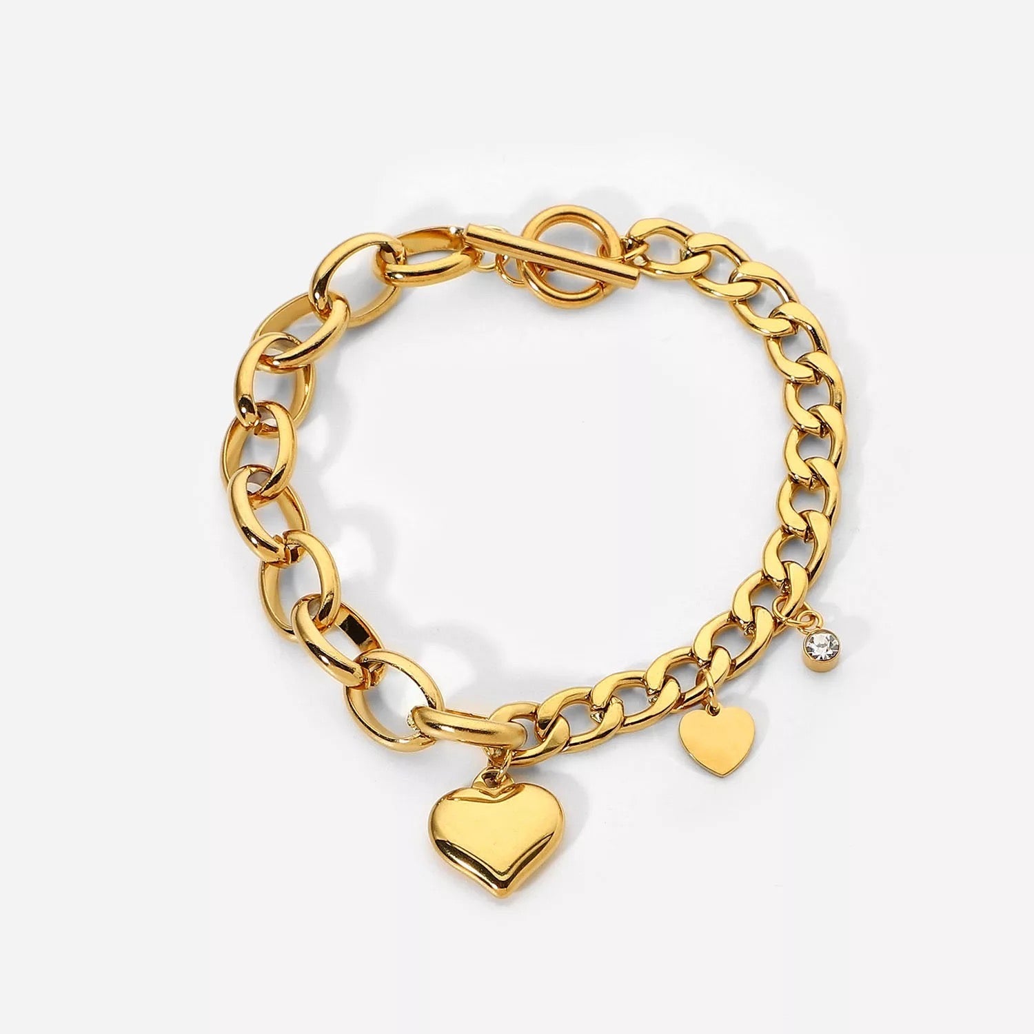 DOUBLE HEART BRACELET