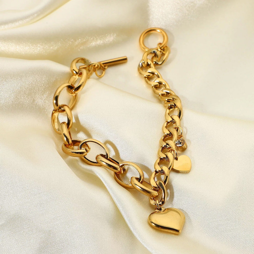 DOUBLE HEART BRACELET
