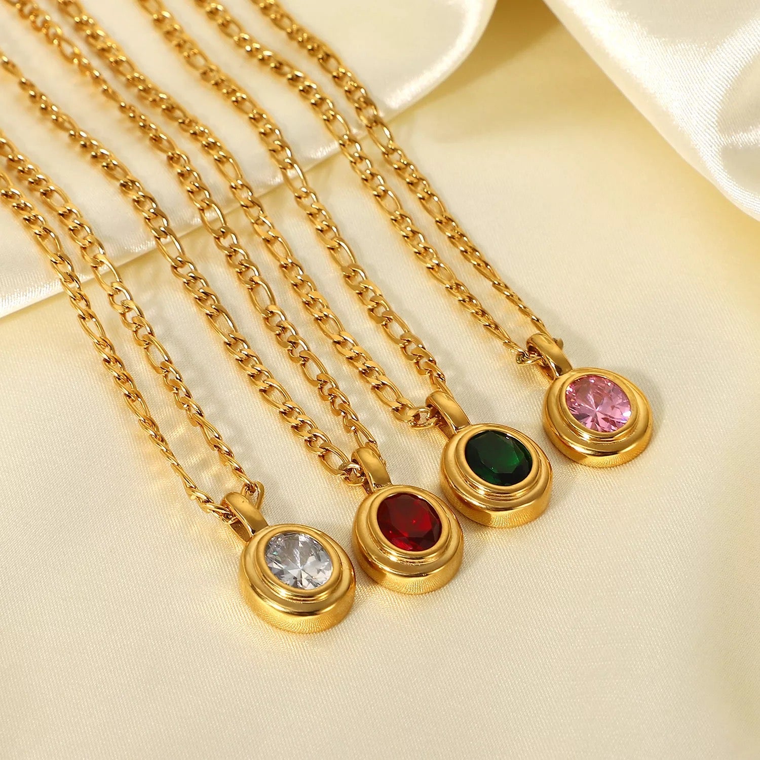FIGARO BIRTHSTONE NECKLACE