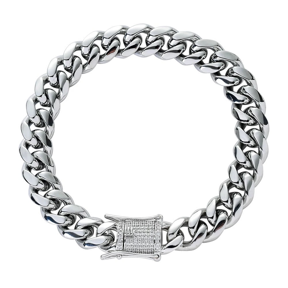 DIAMOND CUBAN LINK BRACELET