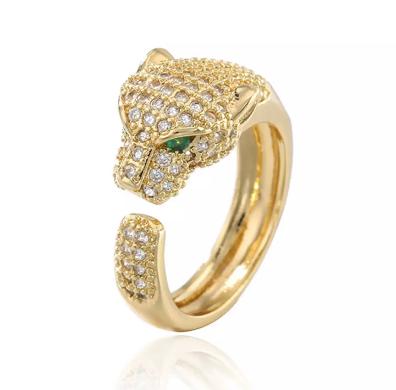 LEOPARD HEAD RING