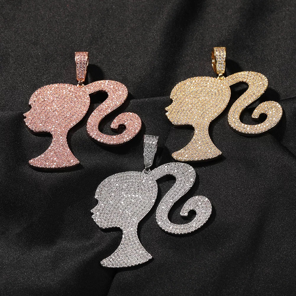 ICY BARBIE PENDANT