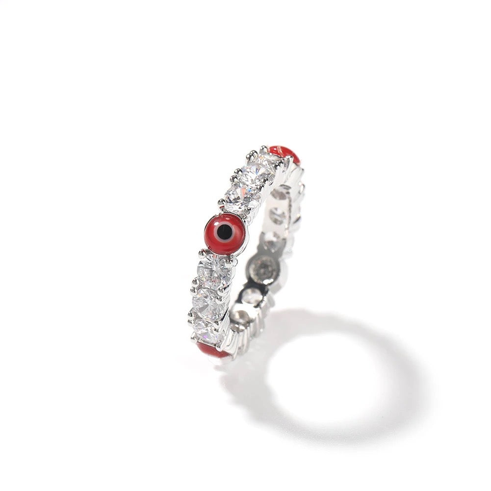 EVIL EYE ICY RING