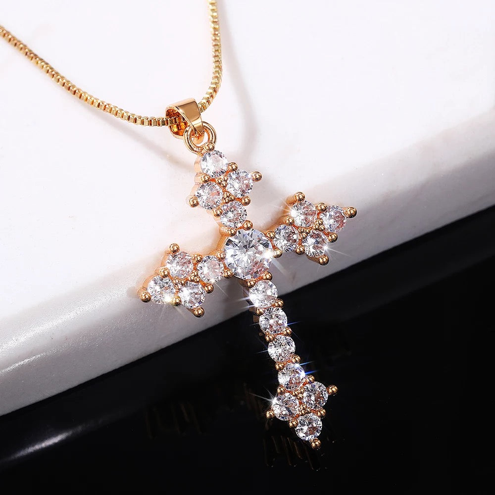 SOFIA CROSS NECKLACE