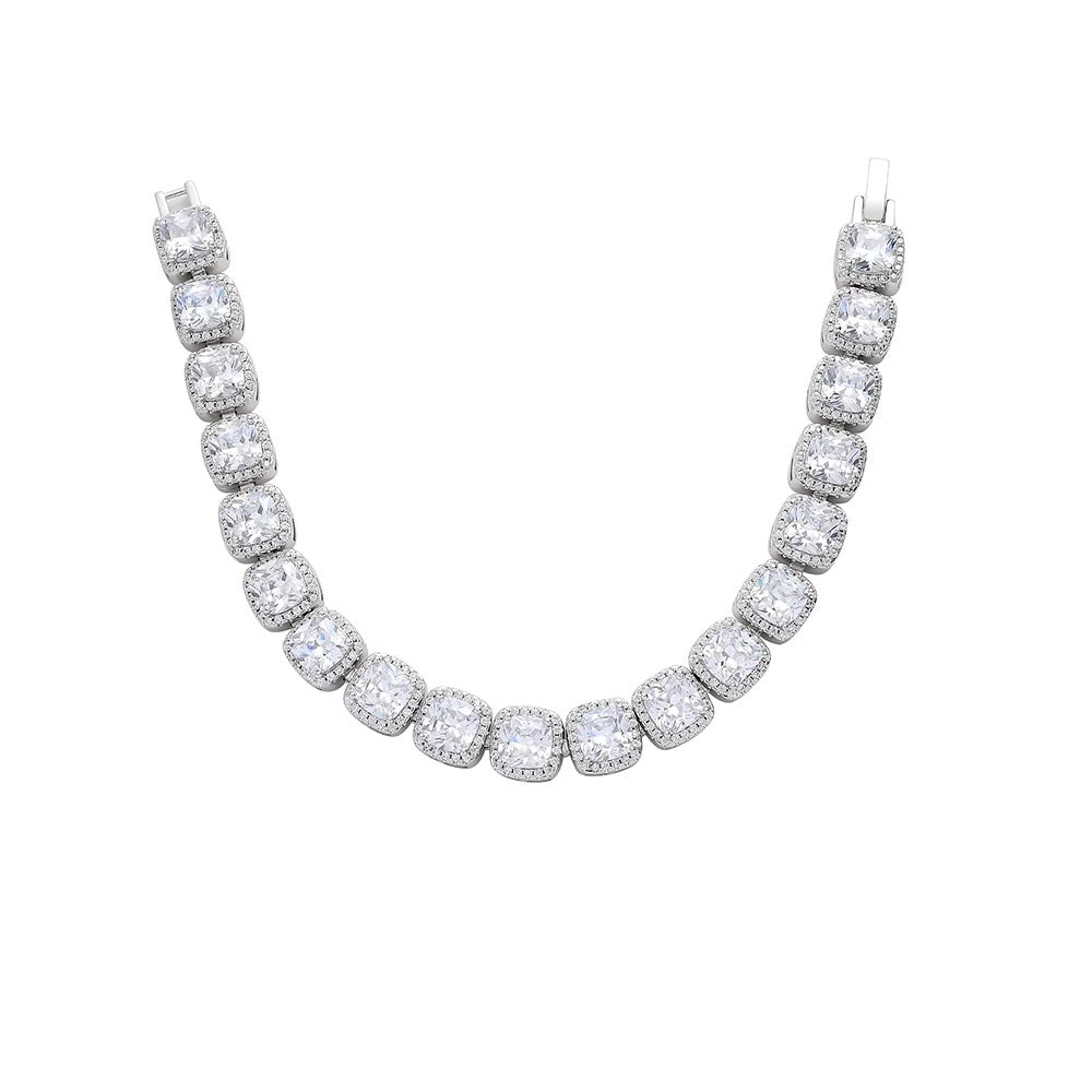 SQUARE CUT DIAMOND BRACELET