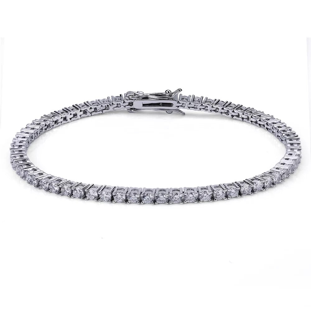 4MM ICY TENNIS CHAIN ANKLET