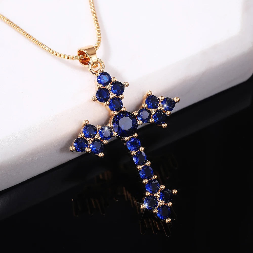 SOFIA CROSS NECKLACE