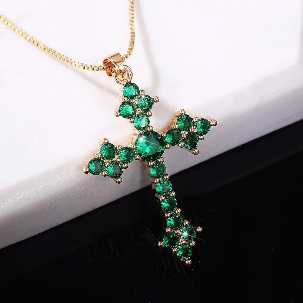 SOFIA CROSS NECKLACE