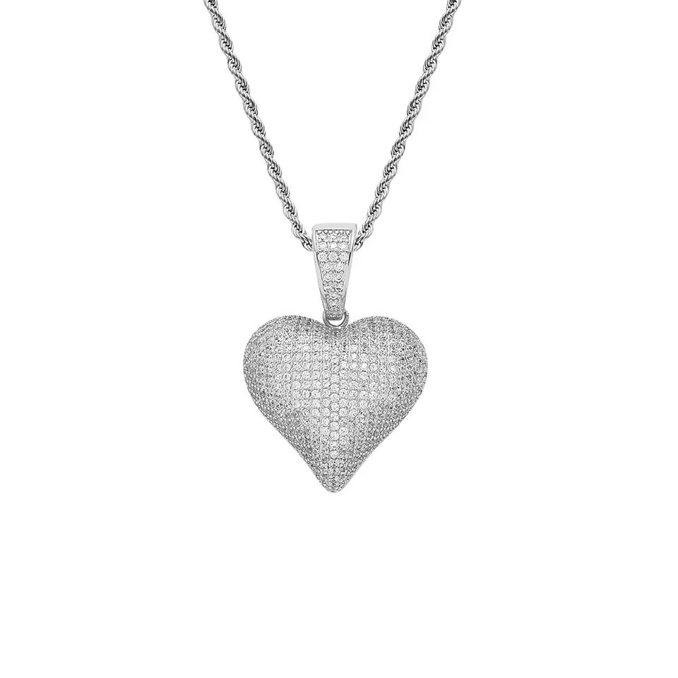 Icy Heart Necklace