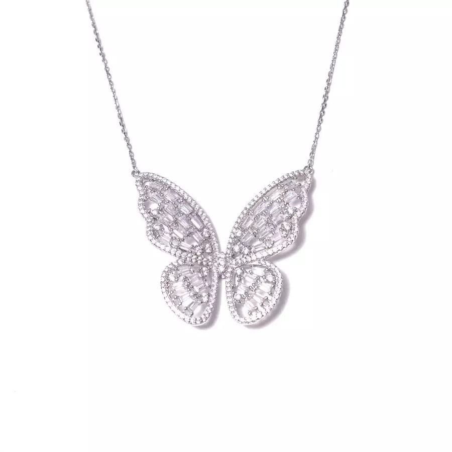 Ice On MeButterfly Necklace