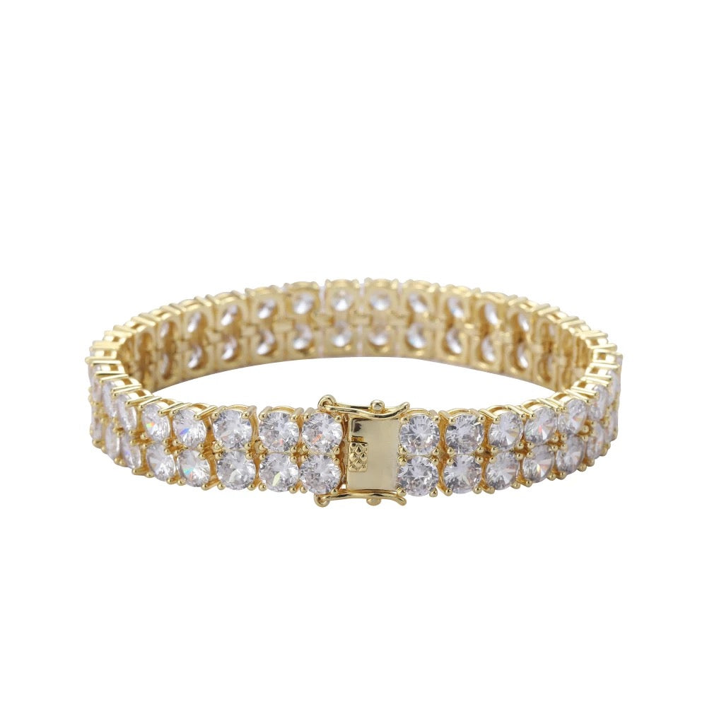 FREYA DOUBLE ROW TENNIS BRACELET