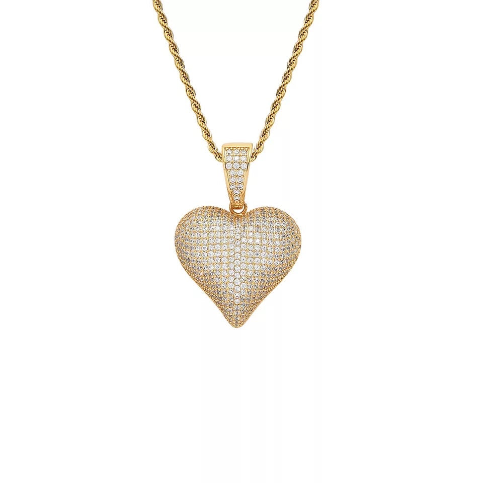 Icy Heart Necklace
