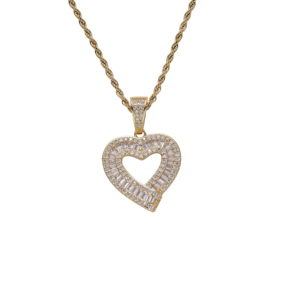 VICTORY HEART PENDANT NECKLACE