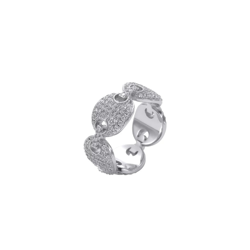 “G” LINK ICY RING