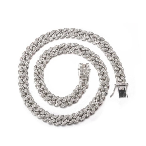 12MM CUBAN LINKS ANKLETS/NECKLACE