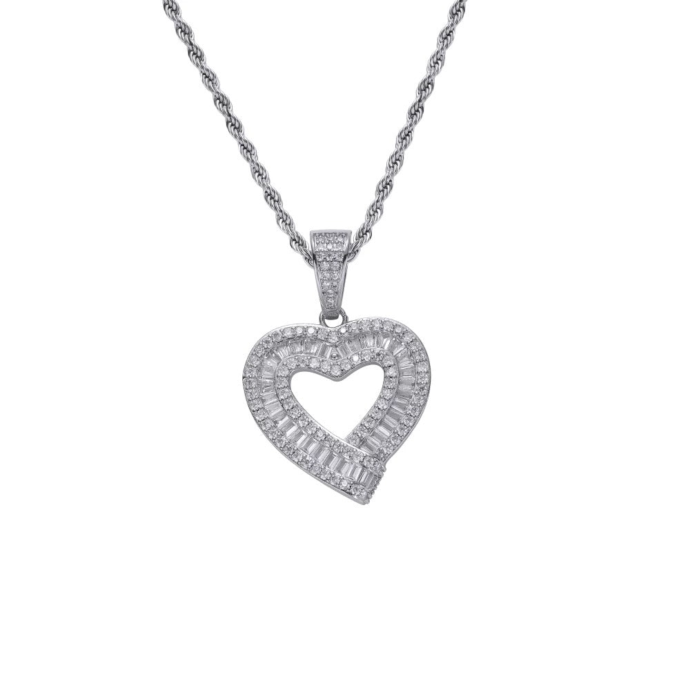 VICTORY HEART PENDANT NECKLACE