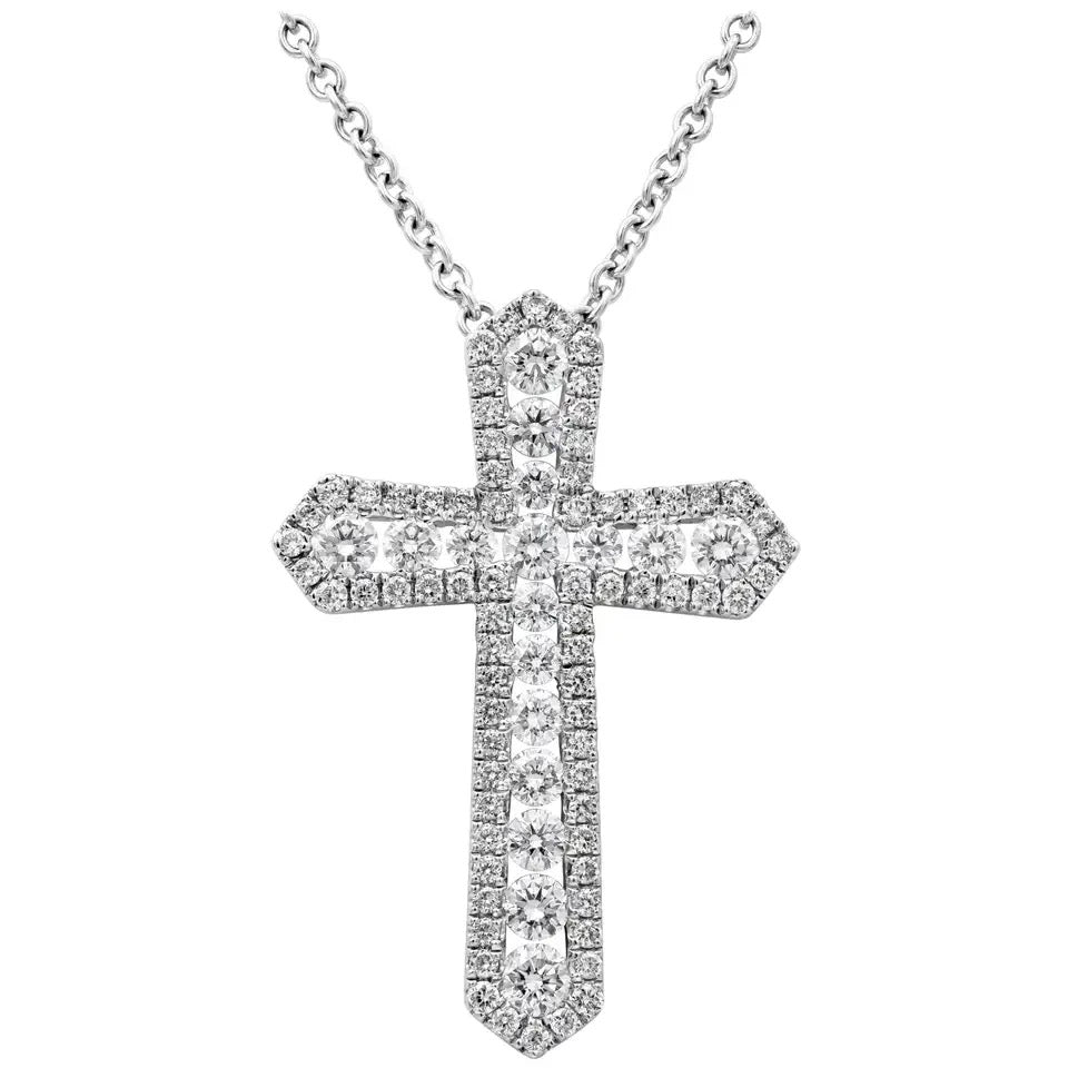CHIARA ICY CROSS NECKLACE