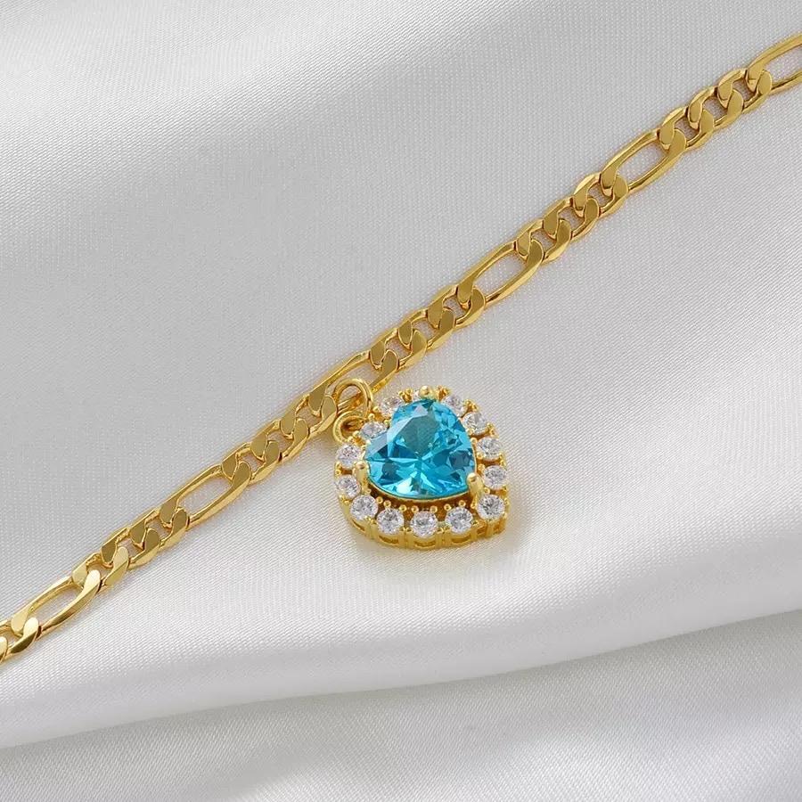 YVAINE GEMSTONE ANKLET