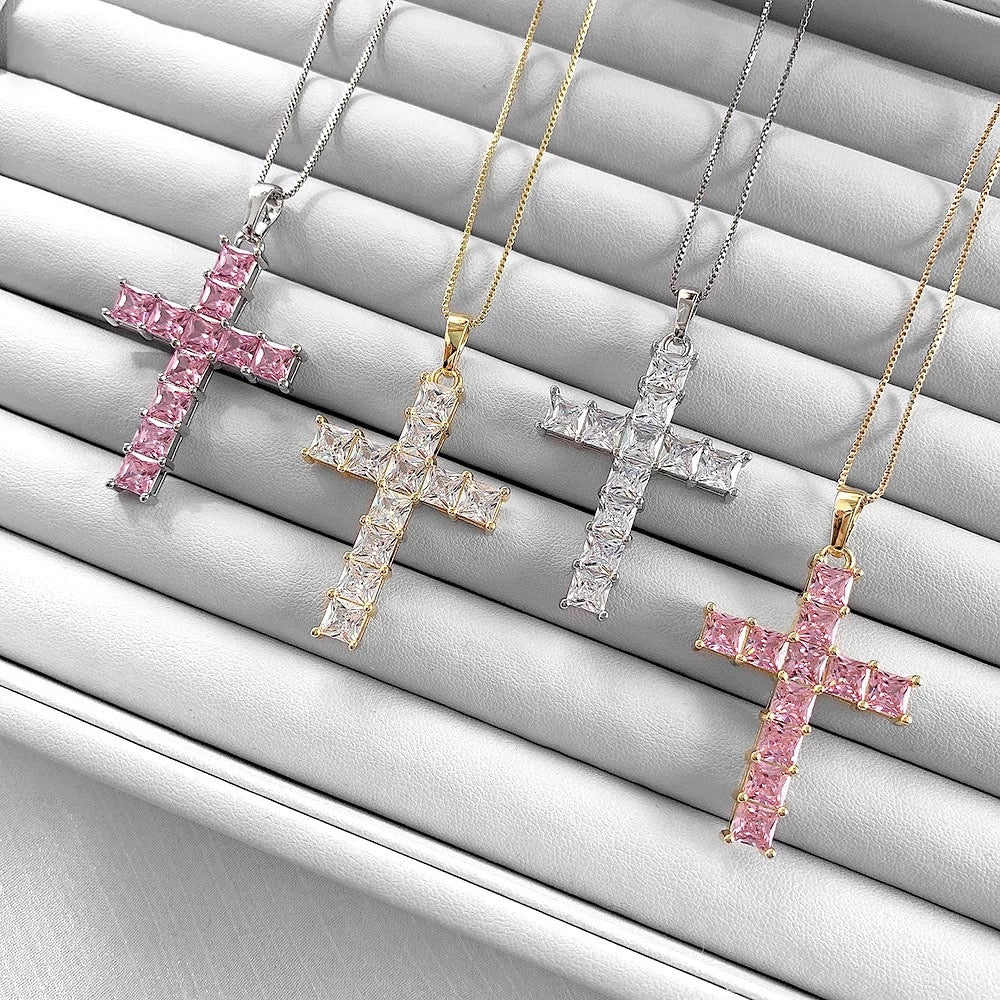 EMILLIA CROSS NECKLACE