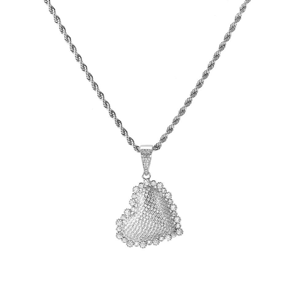 Diamond Turned Heart Necklace