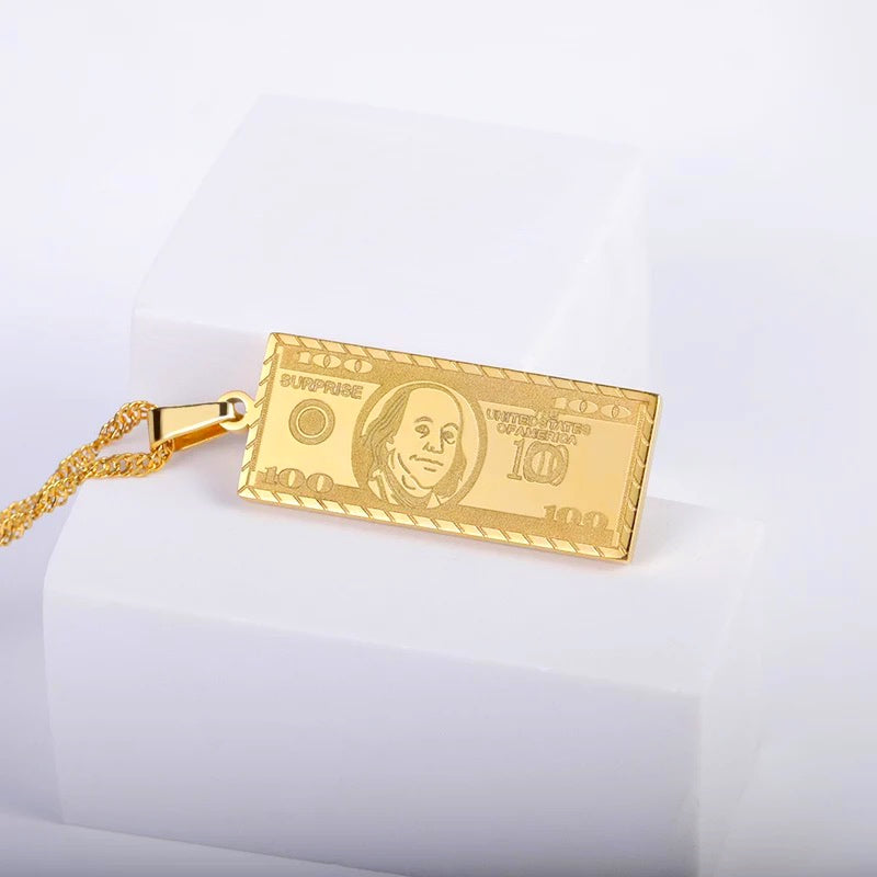 The Dollar Pendant Necklace